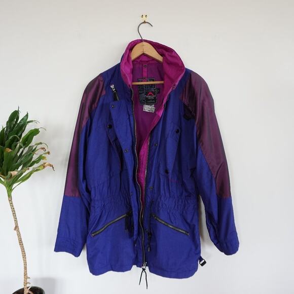 Vintage 80's Mountain Goat Ski Jacket Shell - Picture 1 of 9